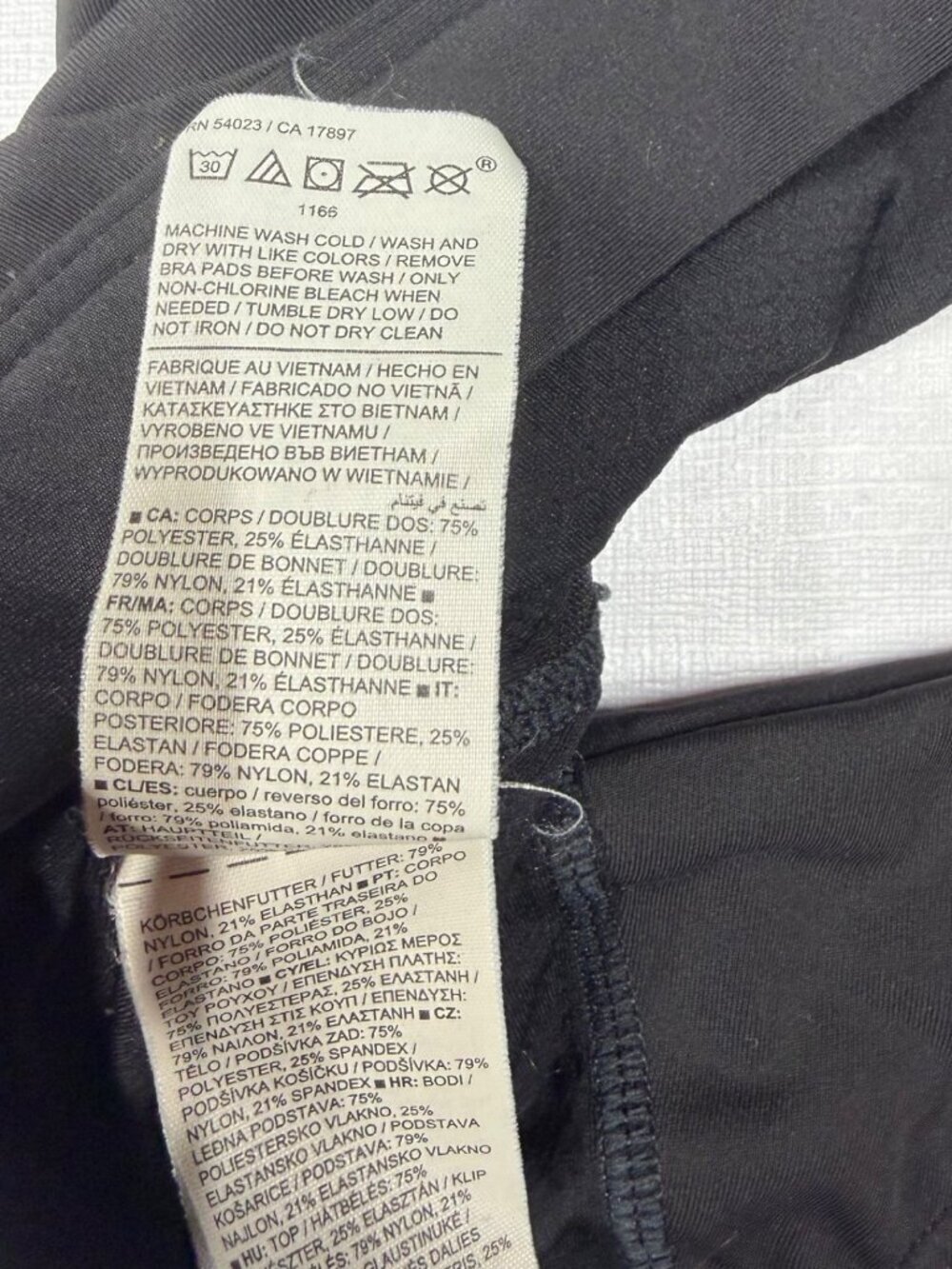 Athleta Ultimate Sports Bra Cup Size C Size XLarge Athletic Black - Picture 8 of 8